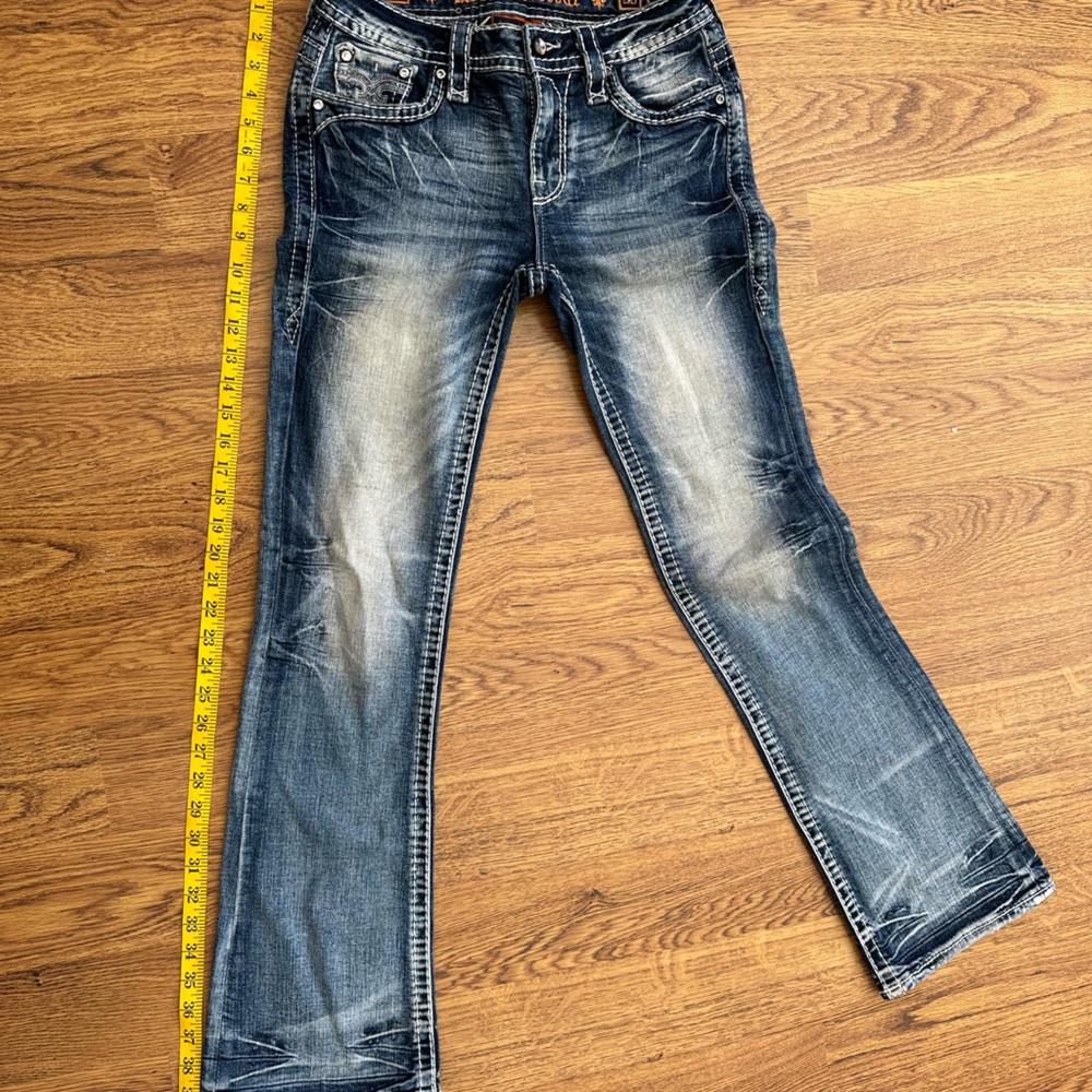 Rock Revival Fay jeans size 26 Mid rise, boot cut.